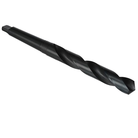 Qualtech Taper Shank Drill, Undersized, Series DWDTS, Imperial, 13132 Drill Size  Fraction, 19688 Dril DWDTS1-31/32-4MT